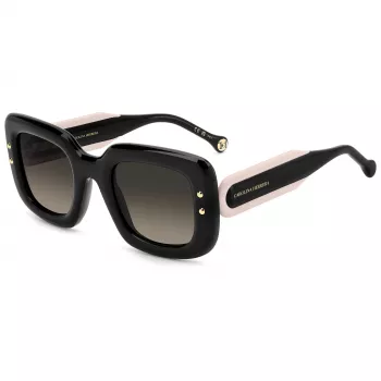 CAROLINA HERRERA Gafas de sol de mujer HER0313S3H2 - Montura de acetato havana, lentes degradadas marrones, 49 mm