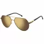 CARRERA 1067/SI Gafas de sol para hombre - Montura Pilot Square, acetato negro, lentes de policarbonato grises, protección UV400, lente 62mm, puente 14mm, varilla 145mm