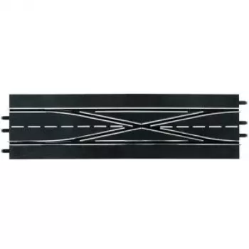 Carrera Digital 124 Tramo de vía de doble cambio de carril - negro 20030347