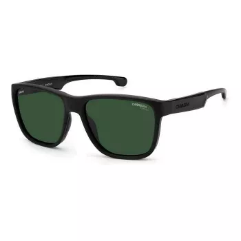 Carrera Ducati Gafas de sol de hombre CARDUC003S3 - Rectangular deportiva, montura negra, lentes grises, 57/17/135 mm