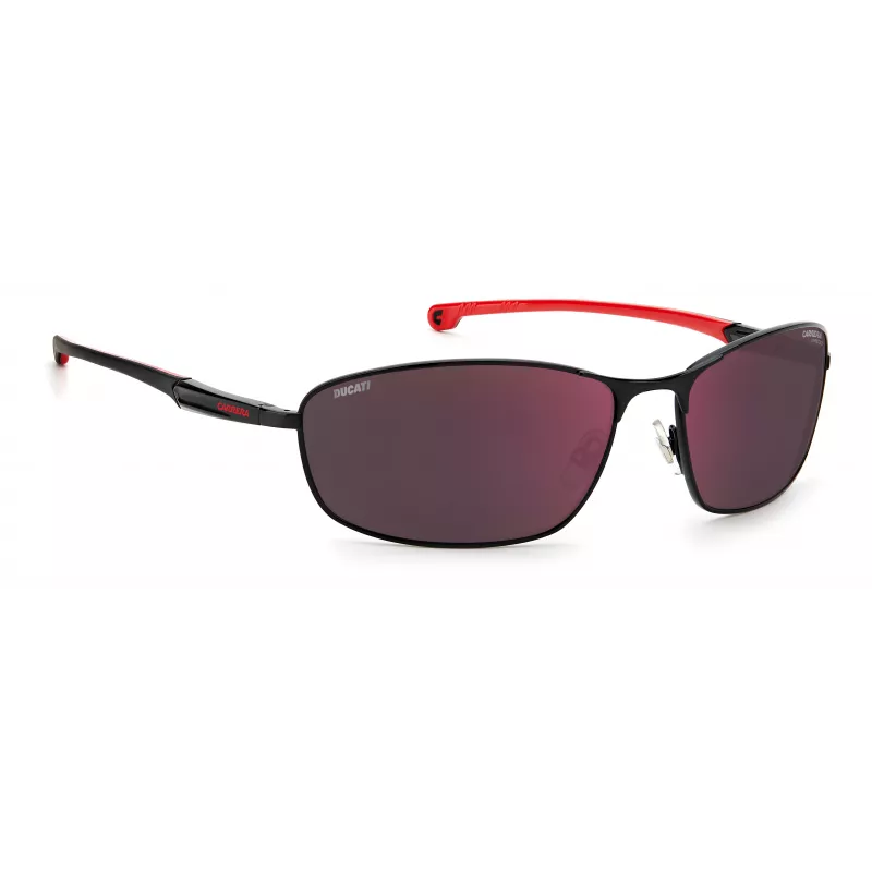 Carrera Ducati Gafas de sol de hombre CARDUC006SOIT - Montura negra, lentes grises, 64/17/130 mm