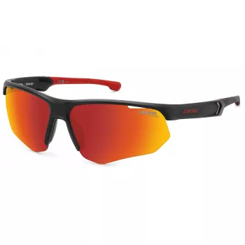 Gafas de sol de hombre Carrera Ducati CARDUC044S003 negro mate gris rectangulares 69 mm