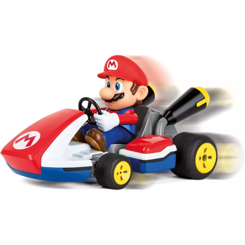 Carrera RC Mario Kart - Mario Race Kart con sonido rojo/azul, 1:16