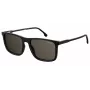 CARRERA Gafas de sol unisex 231-S-807-IR (55/18/145 mm) Montura de acetato negra lentes gris plata espejadas