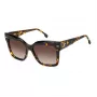 CARRERA Gafas de sol para mujer ARRERA3037S8 montura negra cuadrada, lentes grises degradadas, 54/17/140 mm