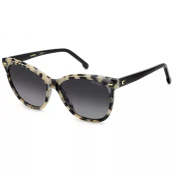 CARRERA Gafas de sol para mujer CARRERA3043SA - Montura rectangular de acetato, protección UV400, lente 56 mm
