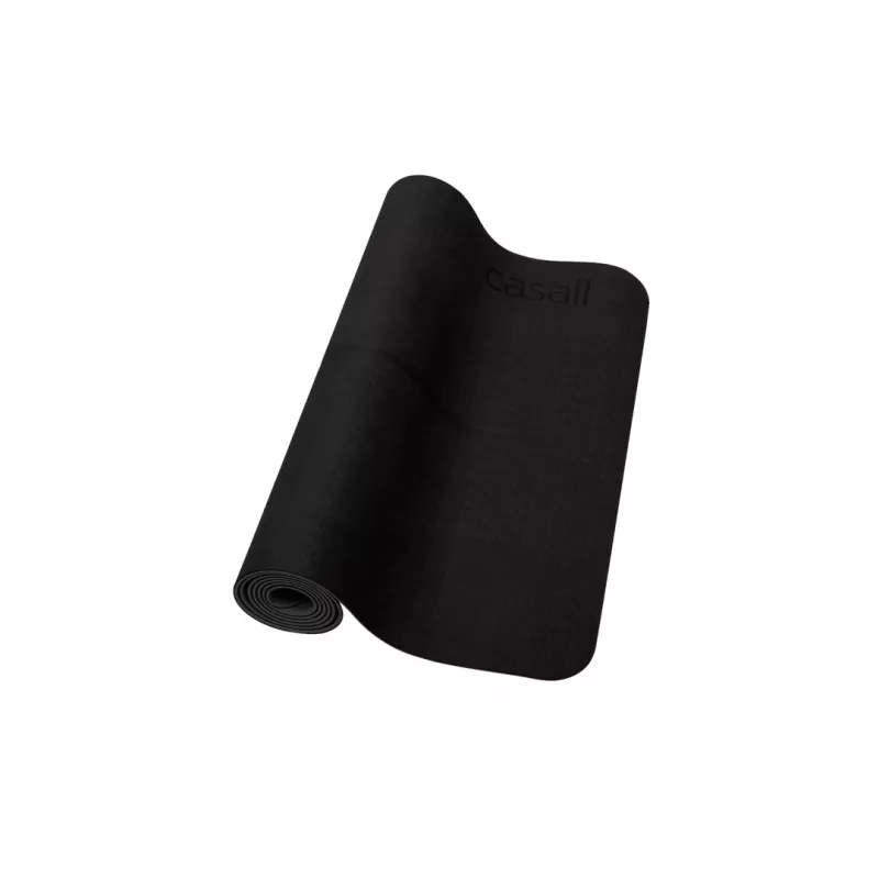 Casall 533019021 Esterilla de yoga de caucho natural negro 183x61x0,4 cm