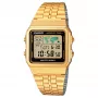 CASIO A500WGA-1 Reloj digital para hombre 39mm Dorado acero inoxidable