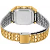CASIO A500WGA-9 Reloj digital para hombre 39mm tono dorado acero inoxidable