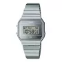 CASIO A700WEV-7A Reloj digital unisex plata acero inoxidable 37,4 mm