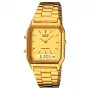 CASIO AQ-230GA-9B Reloj unisex analógico-digital, tono dorado, 38,8 mm