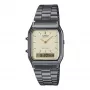 CASIO AQ-230GG-9A Reloj unisex analógico-digital, 38,8 mm, Gunmetal y tono oro