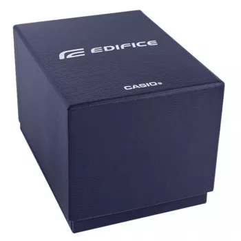 CASIO Edifice EFR-574D-2AVUEF reloj de hombre analógico de cuarzo, 42,3 mm, esfera azul, brazalete de acero inoxidable