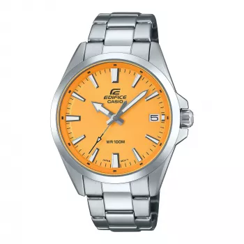 CASIO Edifice EFV100D-9AVUEF Reloj de cuarzo analógico para hombre 42mm acero inoxidable esfera negra detalles dorados