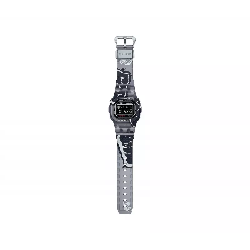 CASIO G-SHOCK DW-5000SS-1ER Reloj digital de hombre 42,8 mm Negro acero con revestimiento iónico