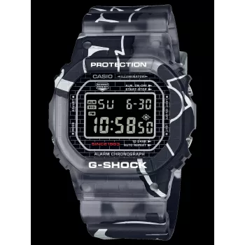 CASIO G-SHOCK DW-5000SS-1ER Reloj digital de hombre 42,8 mm Negro acero con revestimiento iónico