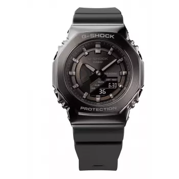 CASIO G-SHOCK GMS2100B8AER Reloj analógico-digital de mujer, 40,4 mm, correa de resina gris