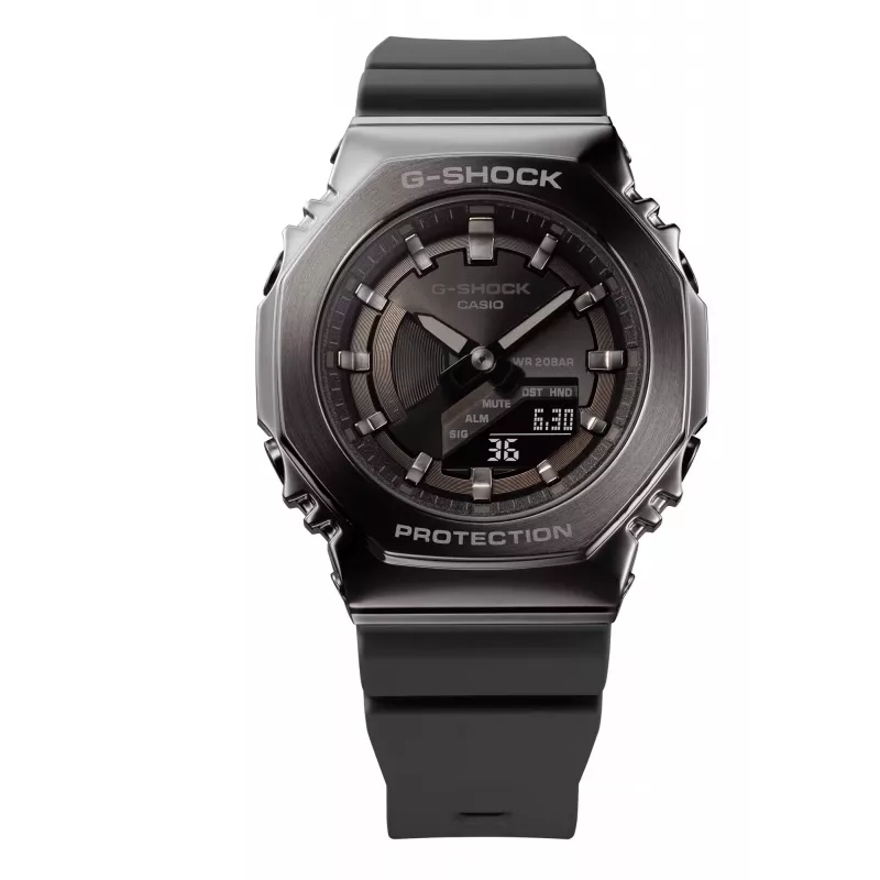 CASIO G-SHOCK GMS2100B8AER reloj de mujer analógico-digital, 40,4mm, correa de resina gris