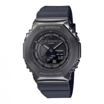 CASIO G-SHOCK GMS2100B8AER Reloj analógico-digital de mujer, 40,4 mm, correa de resina gris
