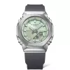 CASIO G-SHOCK Reloj analógico-digital mujer GM-S2110-3AER 42,9mm verde resina/acero inoxidable