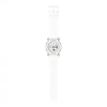 CASIO GA-2300-7AER Reloj mujer analógico-digital, 42,9 mm, resina blanca