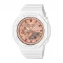 CASIO GMA-S2100MD-7AE reloj de mujer analógico-digital de cuarzo, 46,2mm, correa de resina blanca