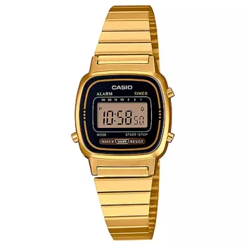 Reloj CASIO LA-670WGA-1DF mujer digital tono oro resina/acero inoxidable