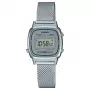 Reloj digital de mujer CASIO LA670WEM-7DF en tono plateado 30,3 mm
