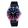 CASIO MDV-10-1A2VEF Reloj analógico de cuarzo para hombre 38,5 mm negro resina