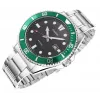 Casio MDV-107D-3AVEF reloj de hombre analógico de cuarzo con esfera verde y brazalete de acero inoxidable, 200m resistencia al agua