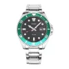 Casio MDV-107D-3AVEF reloj de hombre analógico de cuarzo con esfera verde y brazalete de acero inoxidable, 200m resistencia al agua
