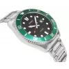 Casio MDV-107D-3AVEF reloj de hombre analógico de cuarzo con esfera verde y brazalete de acero inoxidable, 200m resistencia al agua