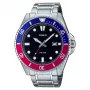 CASIO MDV107D1A3VDF Reloj de buceo para hombre 42mm acero inoxidable esfera negra