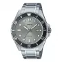 Reloj de cuarzo analógico de hombre CASIO MDV107D8AVDF, 49,5 mm acero inoxidable, esfera negra