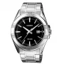 CASIO reloj analógico para hombre MTP-1308D-1A correa de acero inoxidable 43,8mm esfera negra