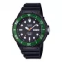 CASIO MRW-230H-1E3 reloj analógico de cuarzo para hombre con esfera negra y correa de resina negra, caja de 47,9mm