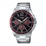 CASIO MTP1374D5AVDF Reloj de hombre analógico de cuarzo Acero inoxidable Esfera marrón Plateado 43,5mm