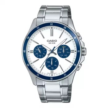 Reloj de hombre CASIO MTP1374D7A2VD analógico de cuarzo 47 mm acero inoxidable