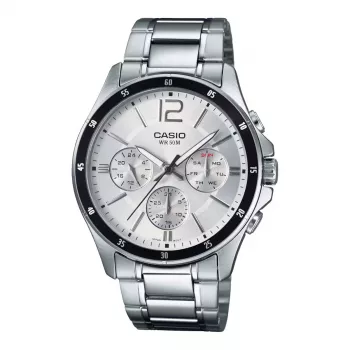 Reloj de hombre CASIO MTP1374D7AVDF analógico de cuarzo acero inoxidable 47mm