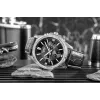CASIO MTP1375L1AVDF Reloj analógico de cuarzo para hombre con correa de piel, esfera negra, 42 mm