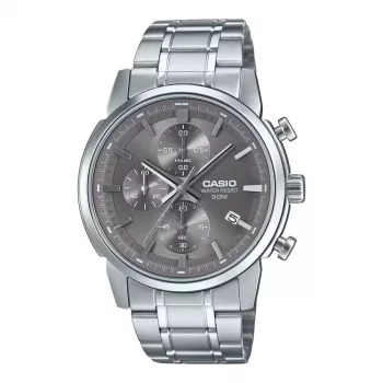 Reloj de hombre CASIO MTPE510D8AVDF analógico de cuarzo 42 mm acero inoxidable esfera gris