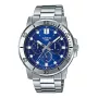 Reloj de cuarzo analógico de hombre CASIO MTPVD300D2EUD 45 mm acero inoxidable esfera azul