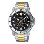 Reloj de cuarzo analógico de hombre CASIO MTPVD300SG1EU 45 mm acero inoxidable bicolor plata/oro