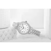 CASIO Reloj analógico de cuarzo para mujer LTP-1128A-7B 33mm esfera plateada acero inoxidable