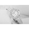 CASIO Reloj analógico de cuarzo para mujer LTP-1128A-7B 33mm esfera plateada acero inoxidable
