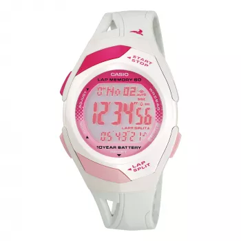 CASIO reloj digital mujer STR-300-7EG 35,2mm plata resina