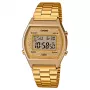 CASIO Reloj digital de mujer B640WGG-9DF Tono oro rosa Acero inoxidable