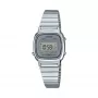 Casio reloj digital de mujer LA670WA-7 – 30 mm plata, acero inoxidable