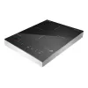 CASO 02225 placa de cocina de sobremesa independiente inducción una zona sensor táctil aluminio
