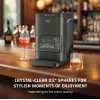 CASO IceBall Pro Máquina automática de bolas de hielo – 130 W, 1,3 l, negro mate